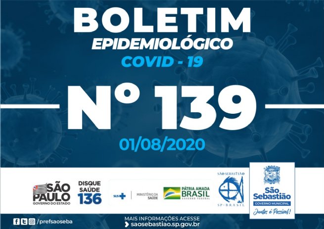 Foto: Prefeitura de São Sebastião - COVID-19: Boletim Epidemiológico #139