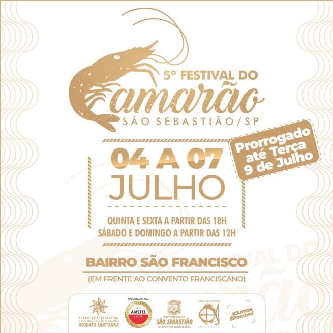 Foto: Prefeitura prorroga 5º Festival do Camarão no bairro de São Francisco até terça-feira (9)