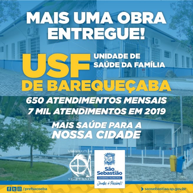 Foto: Nova unidade de saúde de Barequeçaba é entregue à comunidade