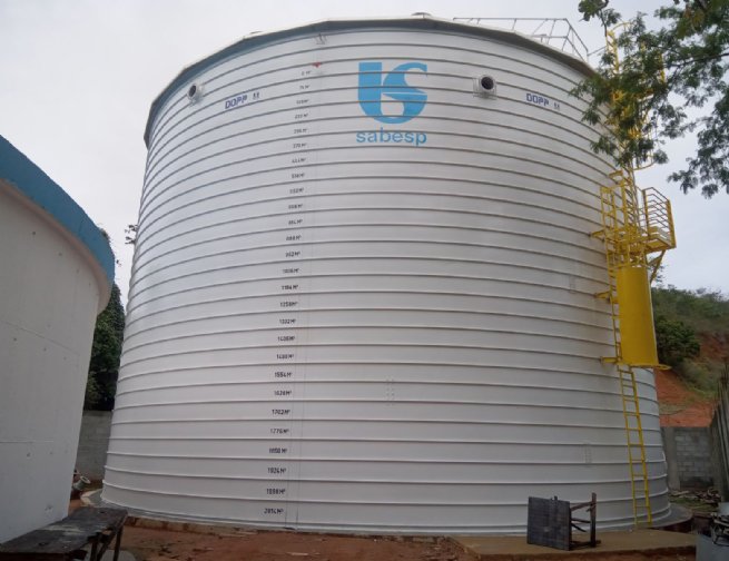 Foto: Sabesp realiza interligação do reservatório de Maresias/Paúba e bairros podem ter redução de água