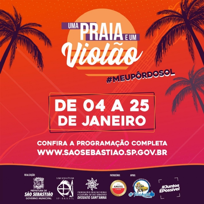Foto: Prefeitura realiza 2ª edição do projeto “Uma Praia e Um Violão”