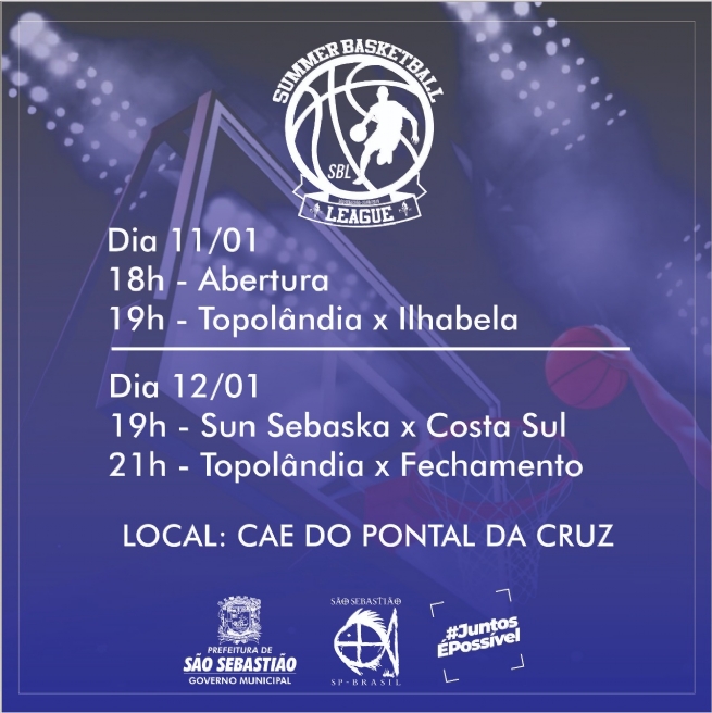 Foto: Primeira Liga de Basketball de São Sebastião começa no próximo fim de semana