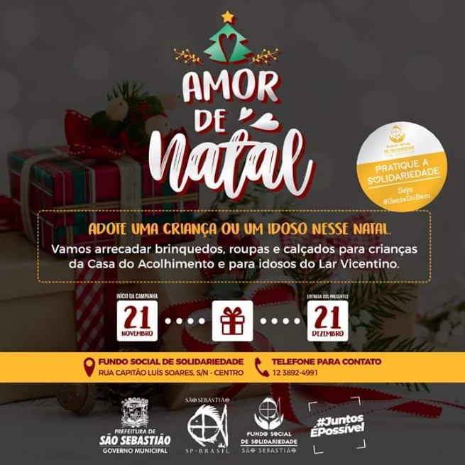 Foto: Fundo Social de Solidariedade promove “Amor de Natal”