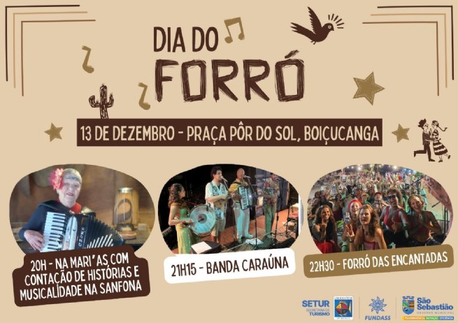 Foto: São Sebastião celebra Dia Nacional do Forró com programação especial em Boiçucanga 