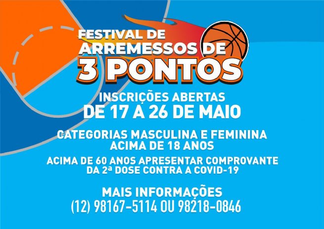 Foto: Prefeitura abre inscrições para Festival de Arremessos de 3 pontos