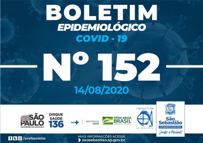 Foto: Prefeitura de São Sebastião - COVID-19: Boletim Epidemiológico #152