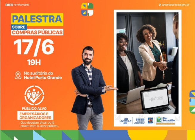 Foto: Palestra gratuita orienta empresários sobre licitações públicas em São Sebastião