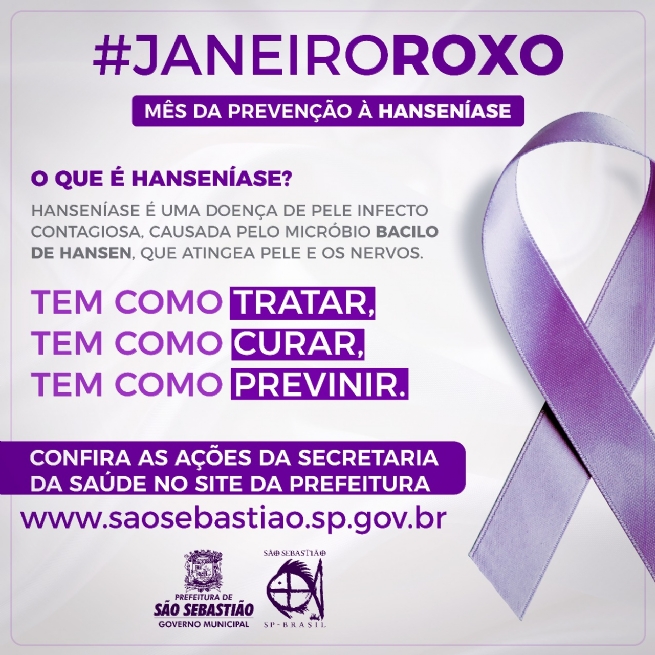 Foto: Secretaria da Saúde realiza campanha “Janeiro Roxo” contra a Hanseníase 