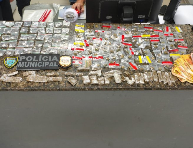 Foto: Polícia Municipal apreende adolescente por ato infracional análogo ao tráfico de drogas no Itatinga