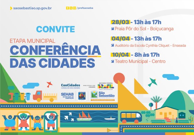 Foto: São Sebastião realiza etapa municipal da Conferência das Cidades nas três regiões 