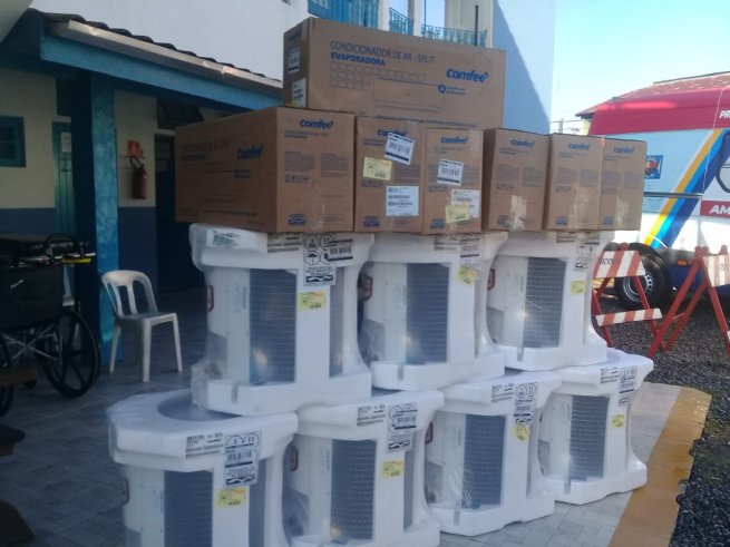 Foto: Prefeitura renova e instala aparelhos de ares-condicionados em todas as unidades de saúde