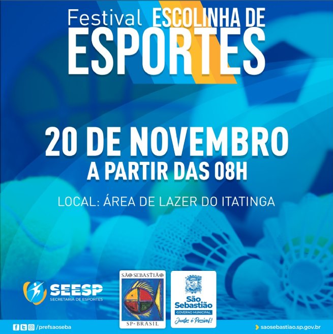 Foto: Festival “Escolinha de Esportes” marca retorno de evento esportivo com crianças de São Sebastião