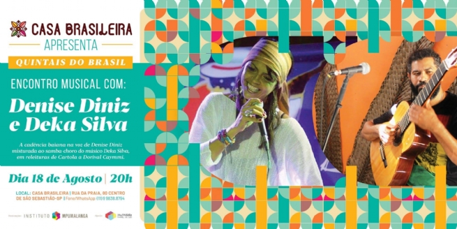 Foto: Denise Diniz e Deka Silva trazem “Quintais Do Brasil” para a Casa Brasileira, em São Sebastião