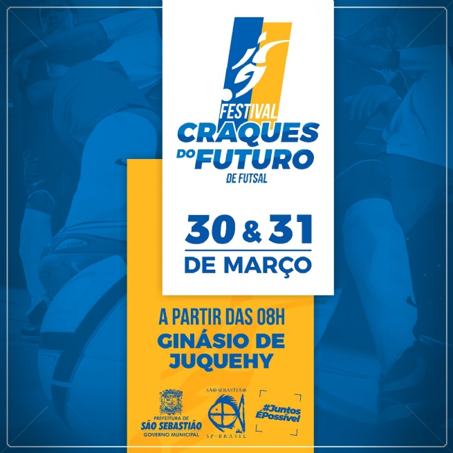 Foto: Secretaria de Esportes vai realizar festival de futsal em Juquehy para garotos de 10 a 16 anos 