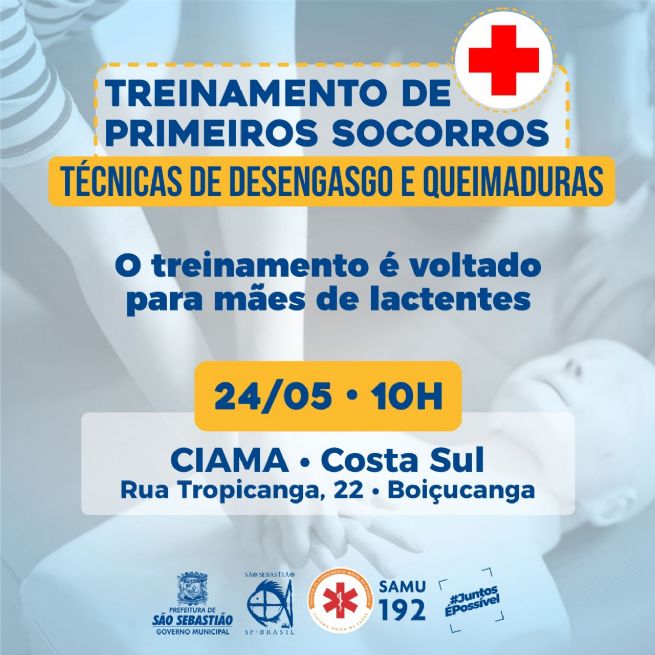 Foto: Prefeitura promove palestra de primeiros socorros no CIAMA Costa Sul 