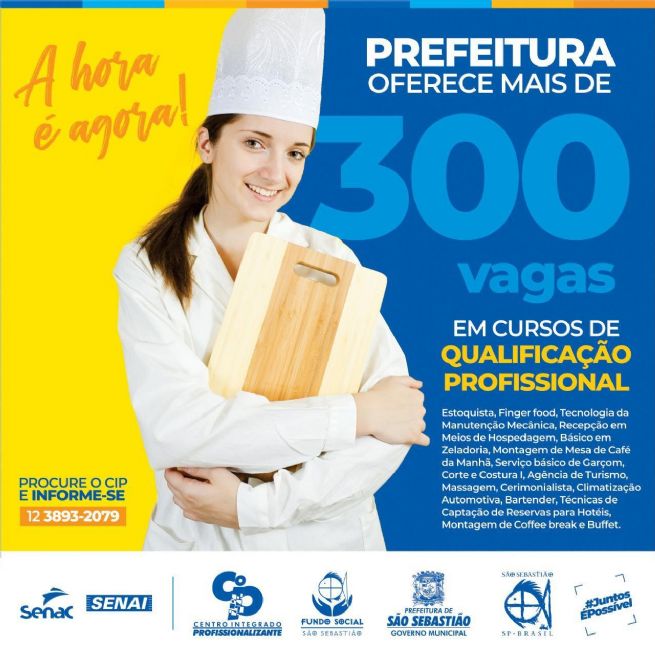 Foto: Prefeitura oferece mais de 300 vagas em cursos de qualificação profissional