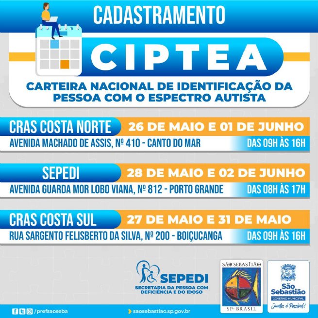 Foto: Prefeitura inicia cadastro de carteira de identificação para pessoas com Transtorno do Espectro Autista