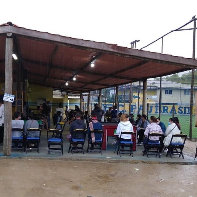 Foto: Novo local de vacinação contra Covid-19 em Cambury