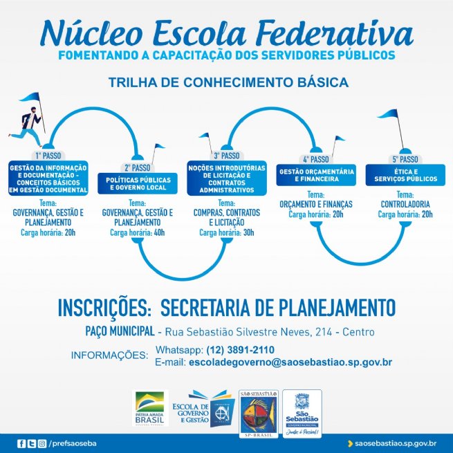 Foto: Prefeitura de São Sebastião adere ao Projeto Escola Federativa para capacitação dos servidores municipais 