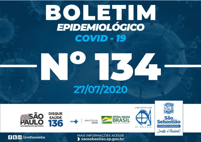 Foto: Prefeitura de São Sebastião - COVID-19: Boletim Epidemiológico #134