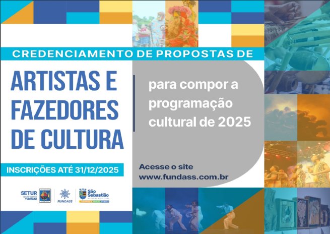 Foto: Prefeitura de São Sebastião segue com inscrições abertas para credenciamento de propostas de artistas para grade cultural do município