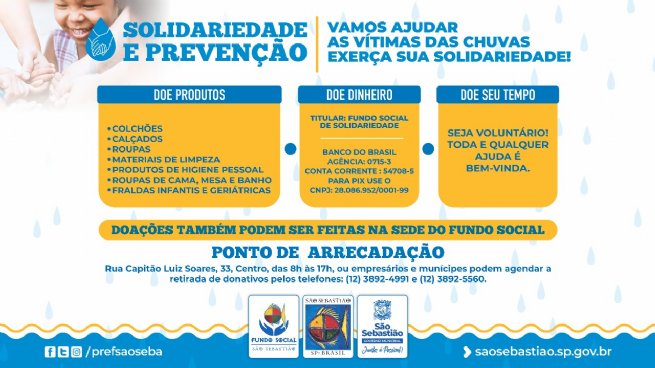 Foto: Fundo Social lança campanha “Solidariedade e Prevenção’